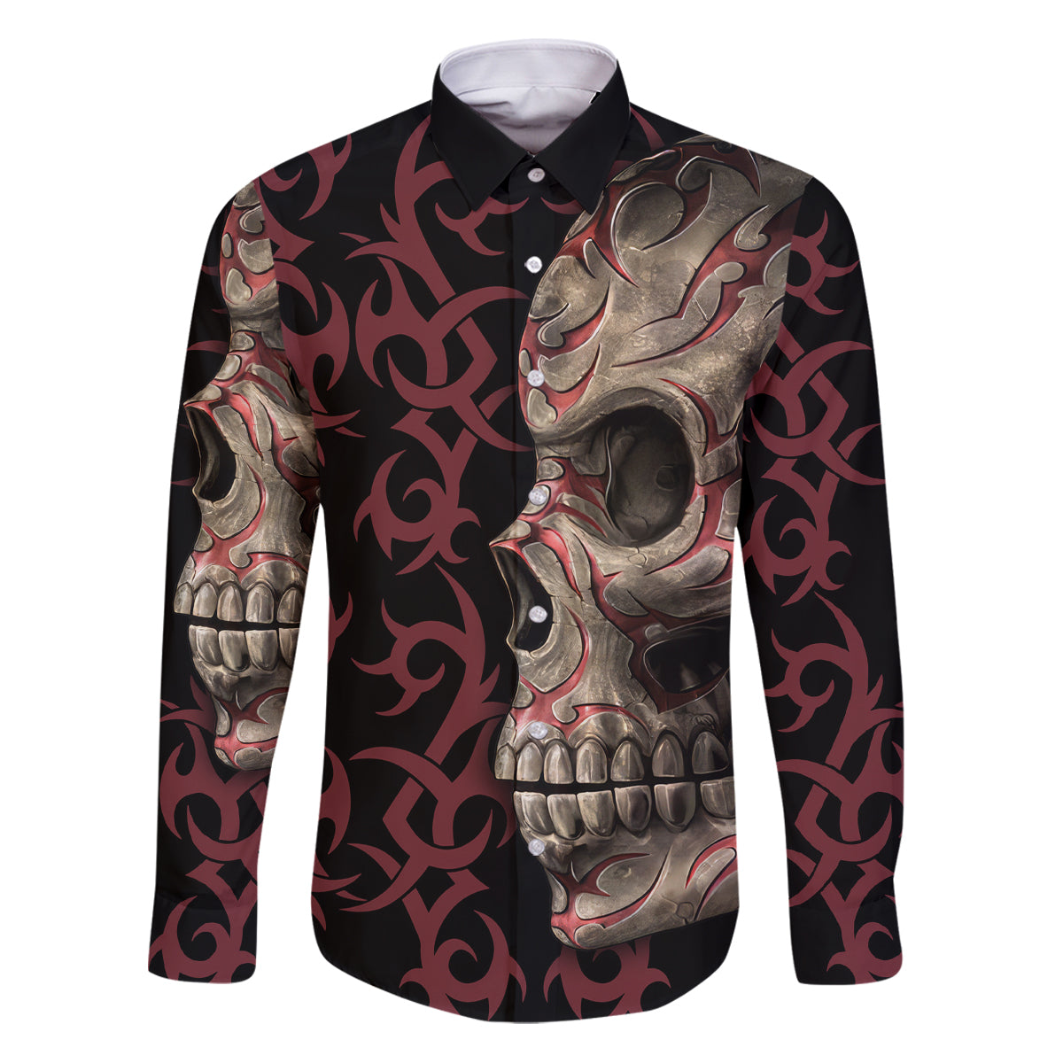 Zero F Given Skull Family Matching Puletasi Dress and Hawaiian Shirt - Wonder Print Shop