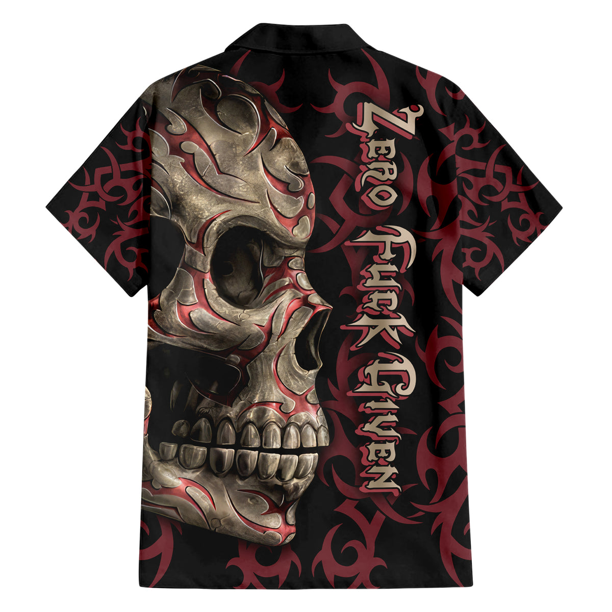 Zero F Given Skull Family Matching Short Sleeve Bodycon Dress and Hawaiian Shirt - Wonder Print Shop