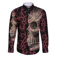 Zero F Given Skull Family Matching Short Sleeve Bodycon Dress and Hawaiian Shirt - Wonder Print Shop