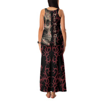 Zero F Given Skull Family Matching Tank Maxi Dress and Hawaiian Shirt - Wonder Print Shop