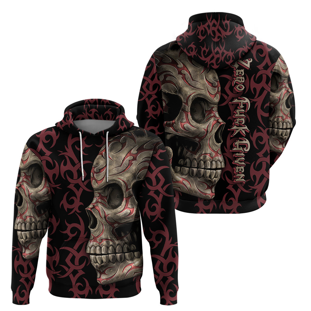 Zero F Given Skull Hoodie - Wonder Print Shop