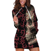 Zero F Given Skull Hoodie Dress - Wonder Print Shop
