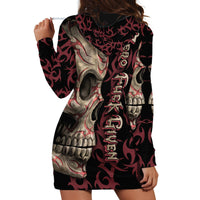 Zero F Given Skull Hoodie Dress - Wonder Print Shop