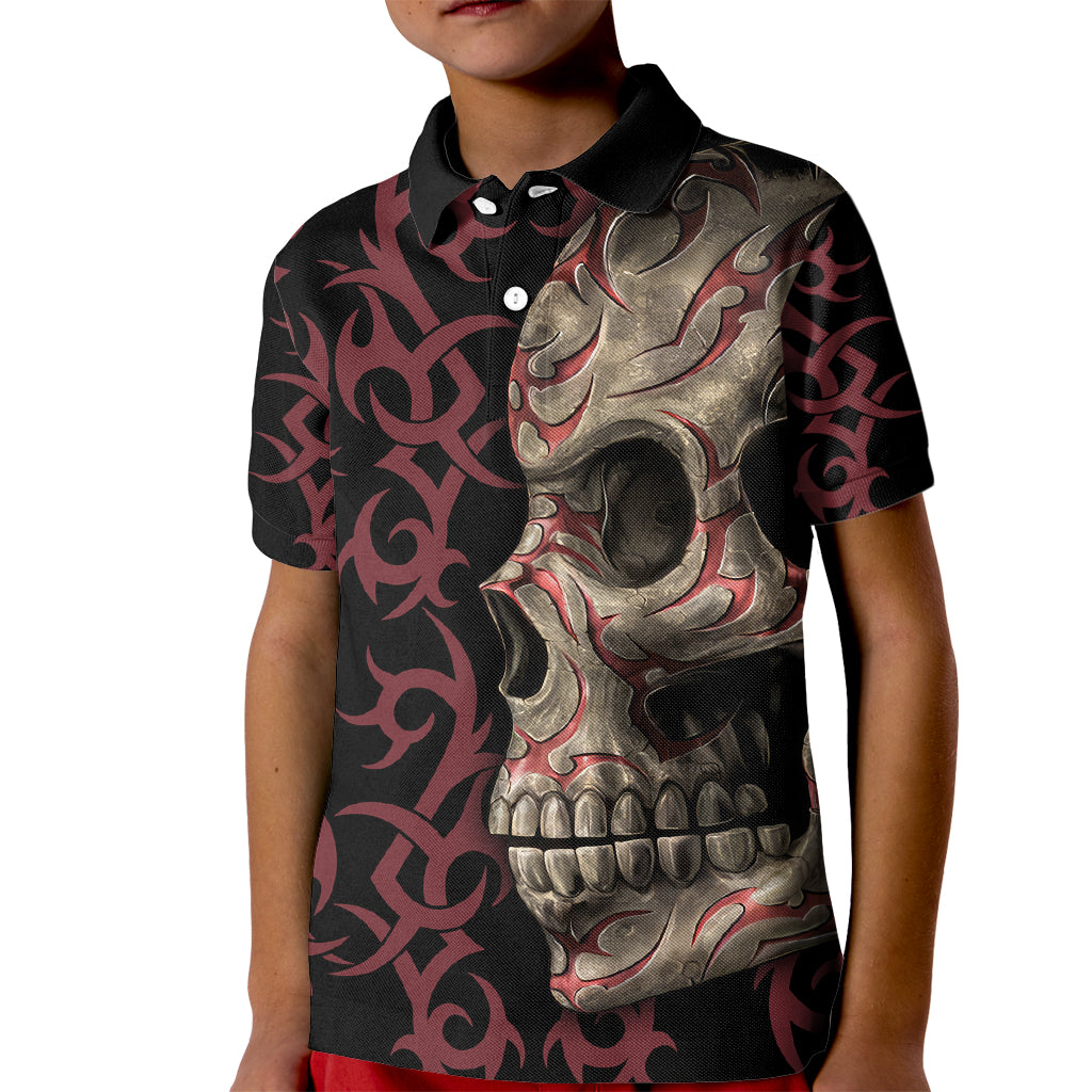 Zero F Given Skull Kid Polo Shirt - Wonder Print Shop