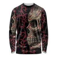 Zero F Given Skull Long Sleeve Shirt - Wonder Print Shop