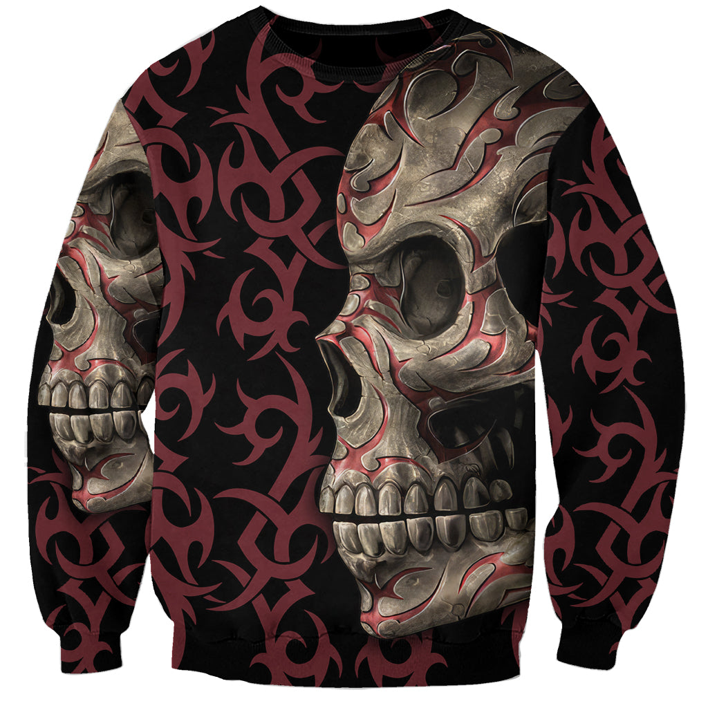 Zero F Given Skull Sweatshirt - Wonder Print Shop