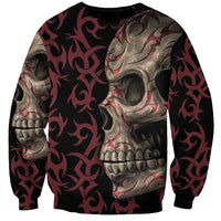 Zero F Given Skull Sweatshirt - Wonder Print Shop