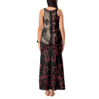 Zero F Given Skull Tank Maxi Dress - Wonder Print Shop