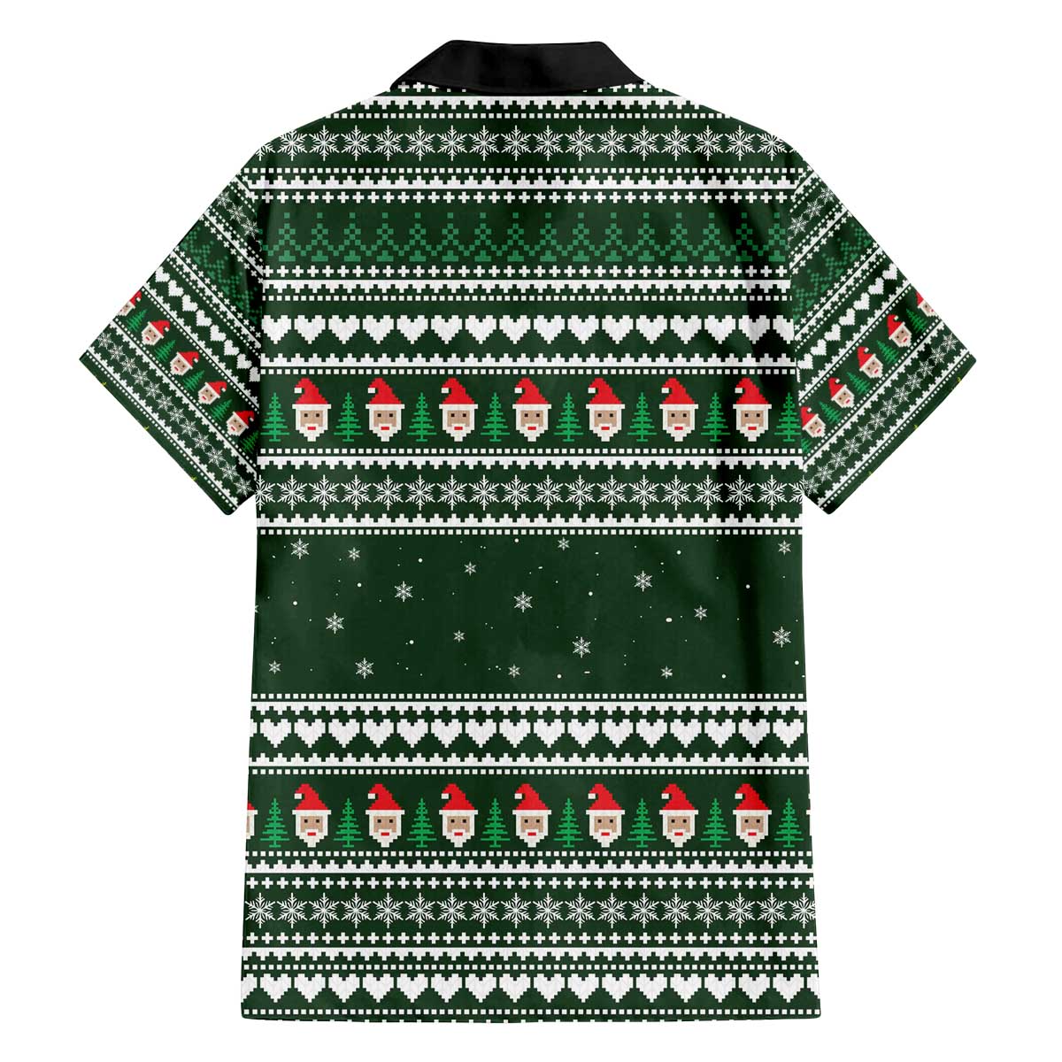 Sloth Christmas Family Matching Off The Shoulder Long Sleeve Dress and Hawaiian Shirt with Santa Hat, Presents, and Festive Pattern - Wonder Print Shop