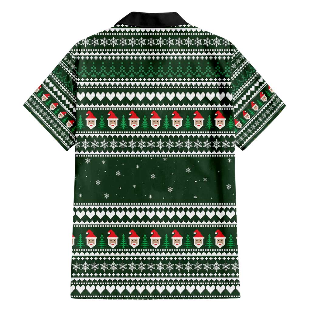 Sloth Christmas Family Matching Puletasi and Hawaiian Shirt with Santa Hat, Presents, and Festive Pattern - Wonder Print Shop