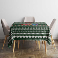 Sloth Christmas Tablecloth with Santa Hat, Presents, and Festive Pattern - Wonder Print Shop