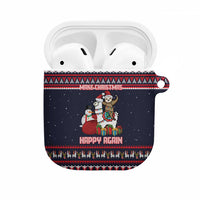 Llama and Snowman AirPods Case with Gifts and Nordic Pattern - Wonder Print Shop