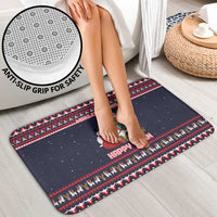 Llama and Snowman Bathroom Set with Gifts and Nordic Pattern - Wonder Print Shop