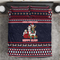 Llama and Snowman Bedding Set with Gifts and Nordic Pattern - Wonder Print Shop