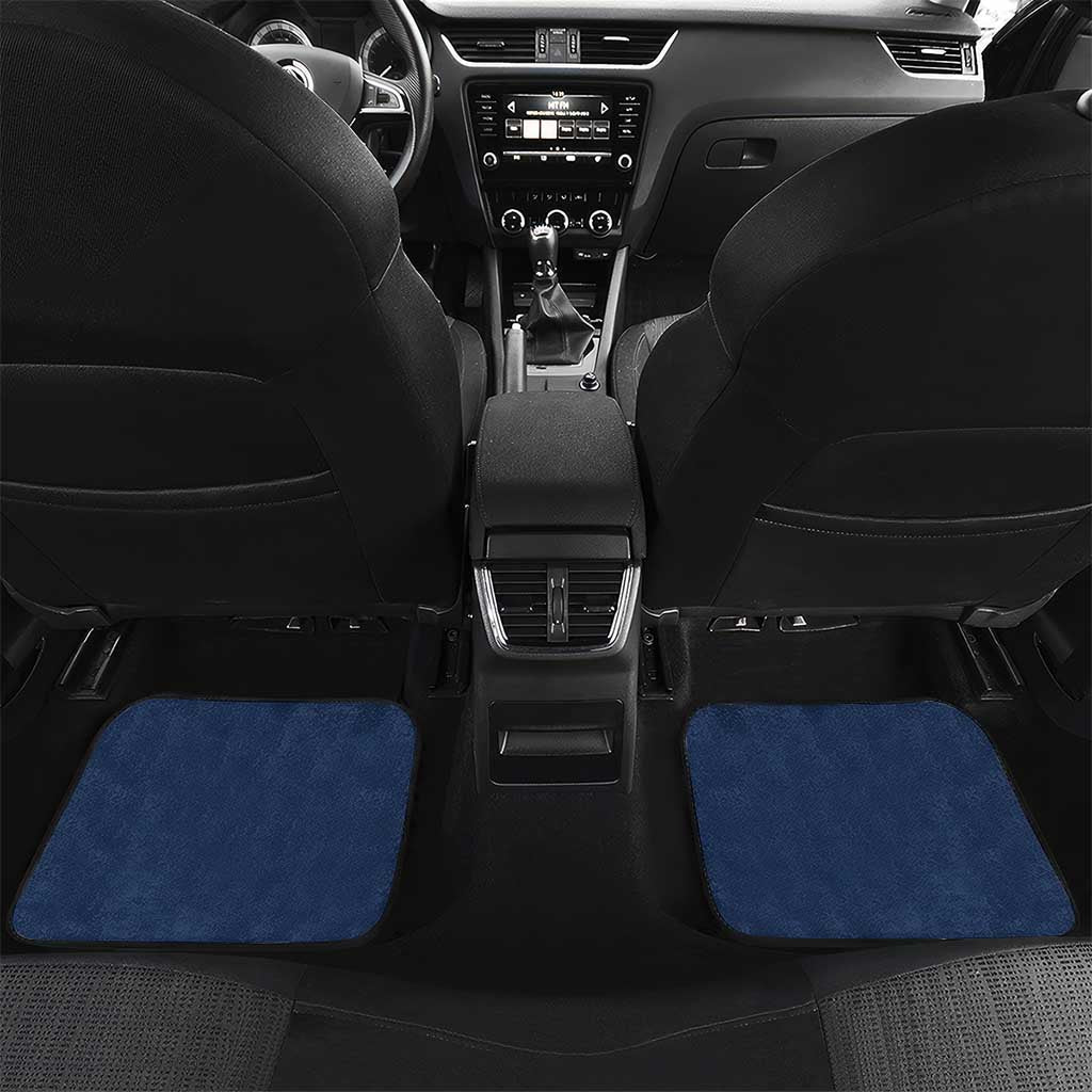 Bass Master Fishing Car Mats with Jumping Largemouth Bass and Green Wave Pattern - Wonder Print Shop