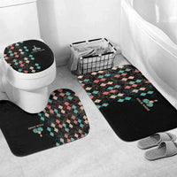 Custom Bowling Balls Bathroom Set with Does This Shirt Make My Balls Look Big Quote and Retro Argyle Pattern - Wonder Print Shop