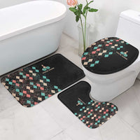 Custom Bowling Balls Bathroom Set with Does This Shirt Make My Balls Look Big Quote and Retro Argyle Pattern - Wonder Print Shop