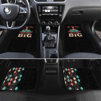Bowling Balls Car Mats with Does This Shirt Make My Balls Look Big Quote and Retro Argyle Pattern - Wonder Print Shop