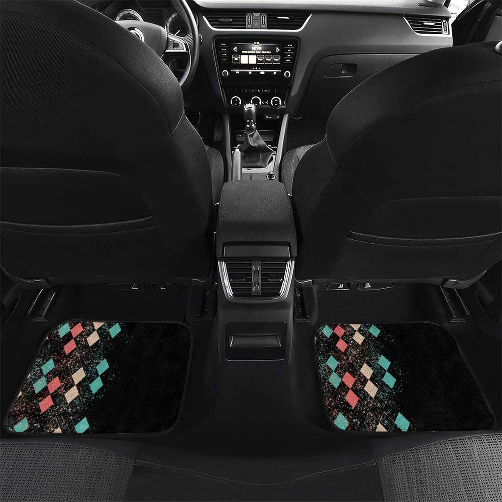 Bowling Balls Car Mats with Does This Shirt Make My Balls Look Big Quote and Retro Argyle Pattern - Wonder Print Shop