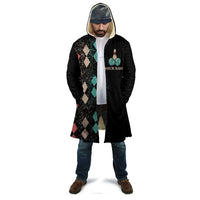 Custom Bowling Balls Cloak with Does This Shirt Make My Balls Look Big Quote and Retro Argyle Pattern - Wonder Print Shop