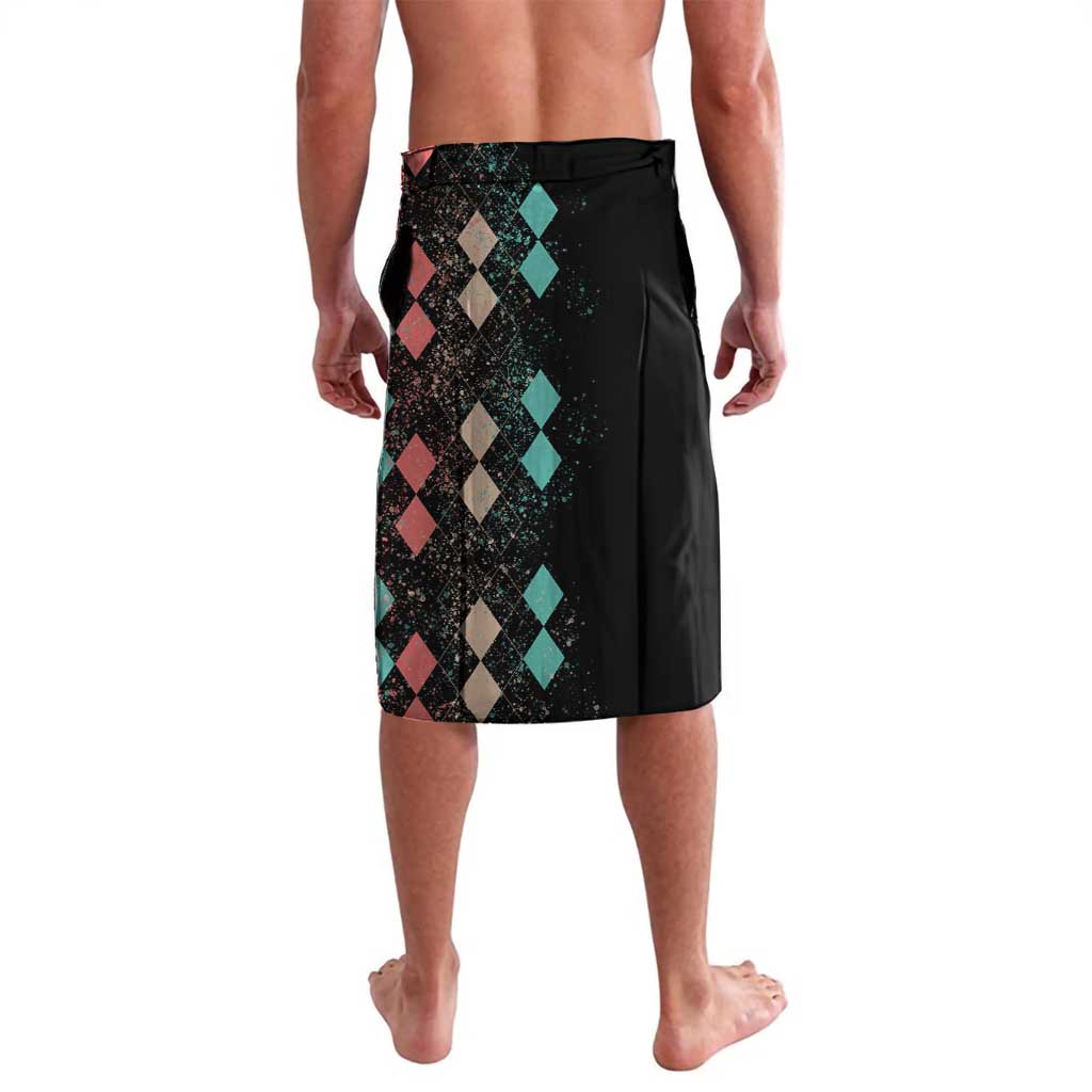 Bowling Balls Lavalava with Does This Shirt Make My Balls Look Big Quote and Retro Argyle Pattern - Wonder Print Shop