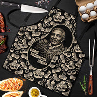 George Washington Carver Apron Peanut From Soil Comes Knowledge Quote and Agricultural Roots - Wonder Print Shop