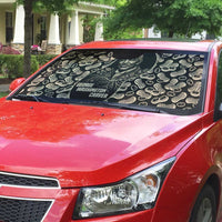 George Washington Carver Auto Sun Shade Peanut From Soil Comes Knowledge Quote and Agricultural Roots - Wonder Print Shop