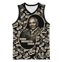 George Washington Carver Basketball Jersey Peanut From Soil Comes Knowledge Quote and Agricultural Roots - Wonder Print Shop