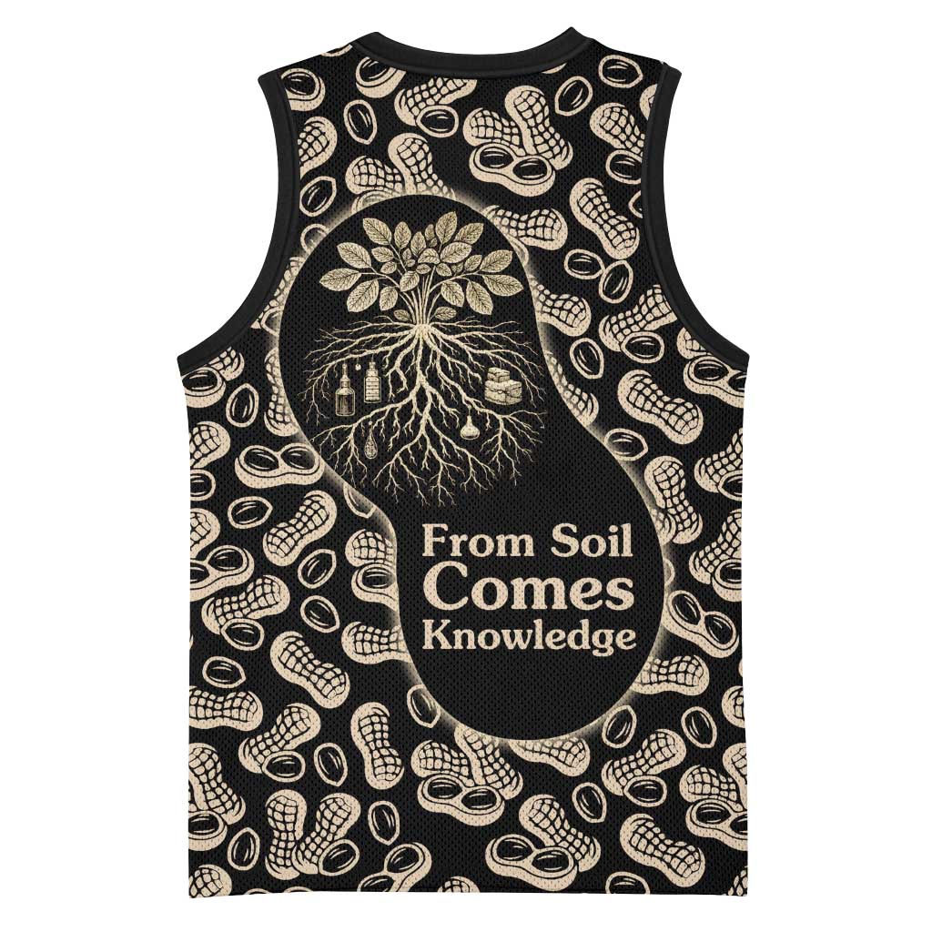 George Washington Carver Basketball Jersey Peanut From Soil Comes Knowledge Quote and Agricultural Roots - Wonder Print Shop