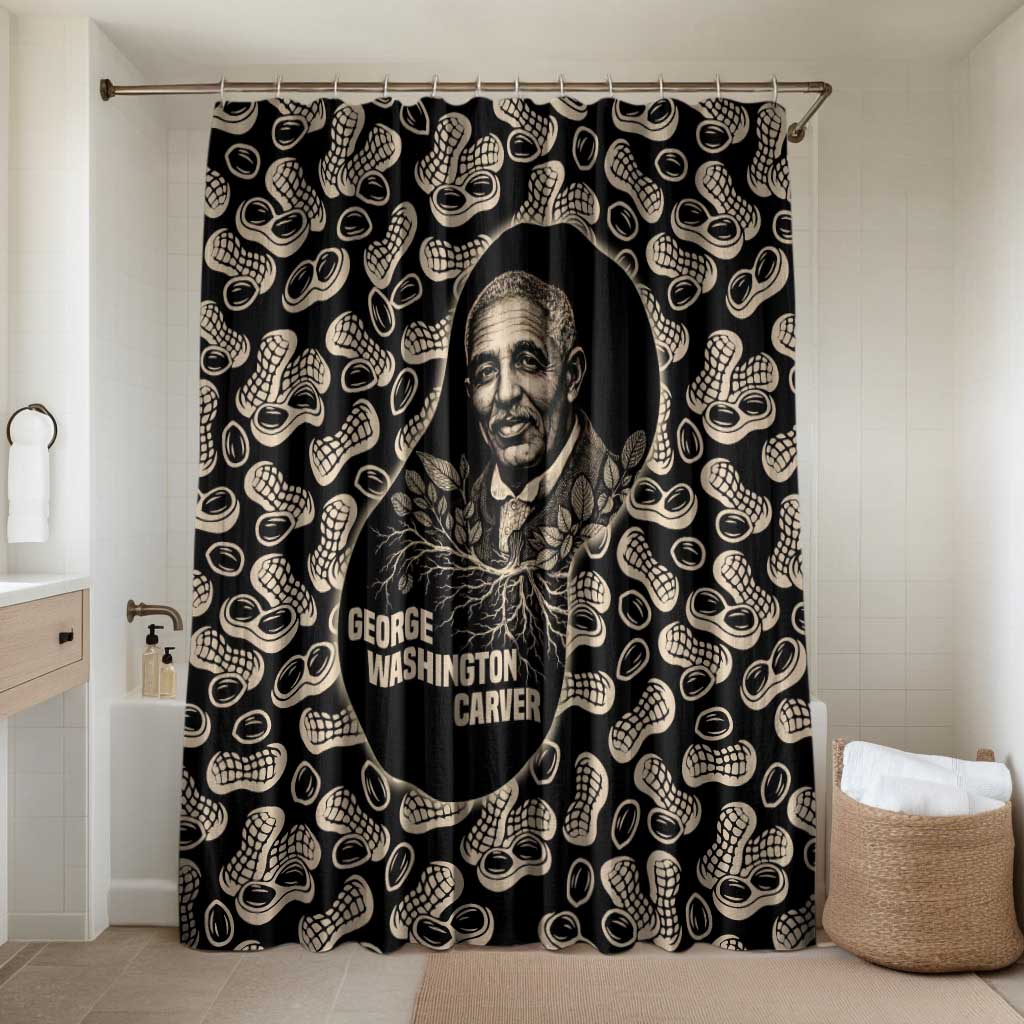 George Washington Carver Bathroom Set Peanut From Soil Comes Knowledge Quote and Agricultural Roots - Wonder Print Shop