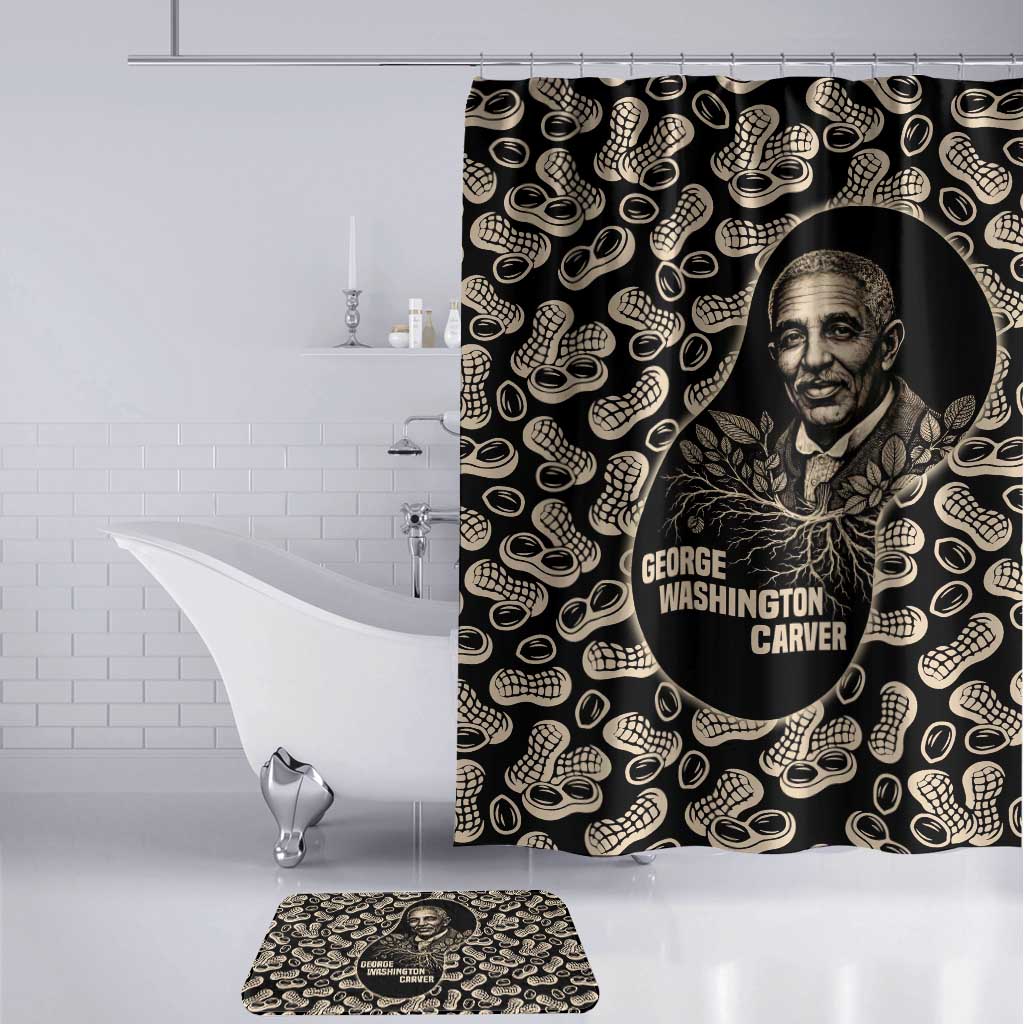 George Washington Carver Bathroom Set Peanut From Soil Comes Knowledge Quote and Agricultural Roots - Wonder Print Shop