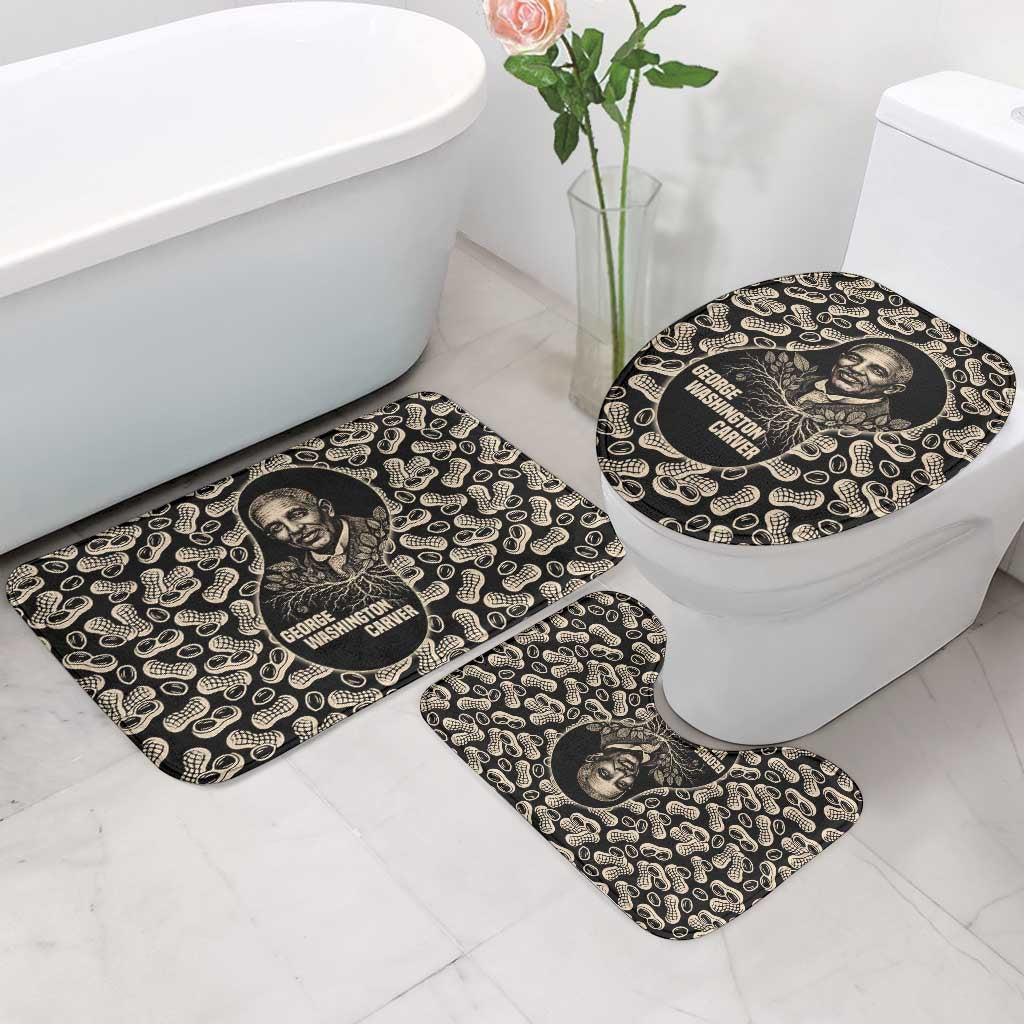 George Washington Carver Bathroom Set Peanut From Soil Comes Knowledge Quote and Agricultural Roots - Wonder Print Shop