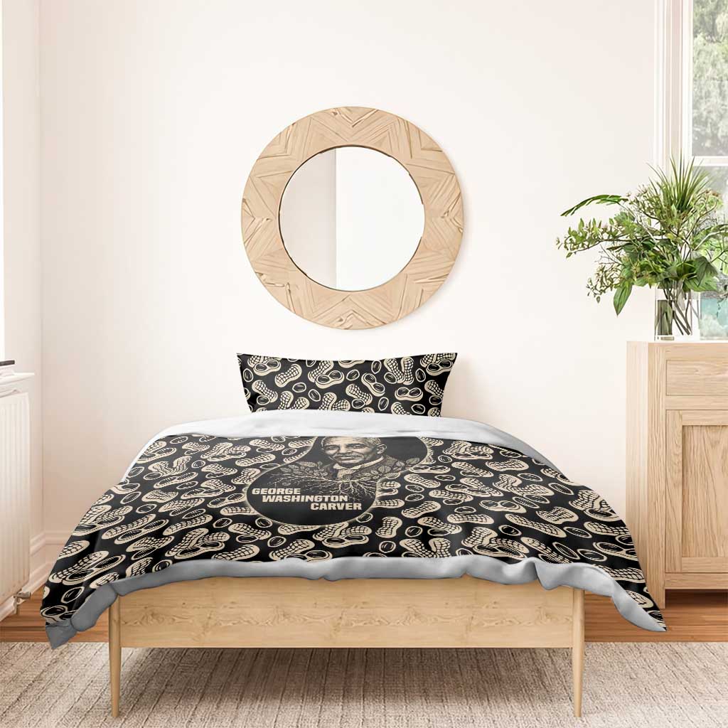 George Washington Carver Bedding Set Peanut From Soil Comes Knowledge Quote and Agricultural Roots - Wonder Print Shop