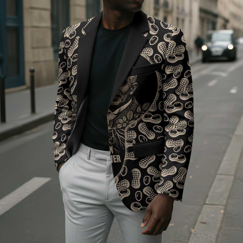 George Washington Carver Blazer Peanut From Soil Comes Knowledge Quote and Agricultural Roots - Wonder Print Shop