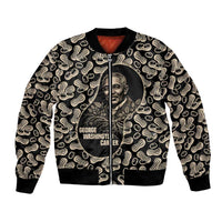 George Washington Carver Bomber Jacket Peanut From Soil Comes Knowledge Quote and Agricultural Roots - Wonder Print Shop
