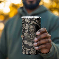 George Washington Carver 4 in 1 Can Cooler Tumbler Peanut From Soil Comes Knowledge Quote and Agricultural Roots - Wonder Print Shop