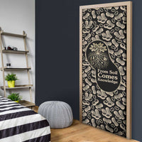 George Washington Carver Door Cover Peanut From Soil Comes Knowledge Quote and Agricultural Roots - Wonder Print Shop