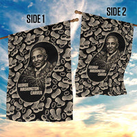 George Washington Carver Garden Flag Peanut From Soil Comes Knowledge Quote and Agricultural Roots - Wonder Print Shop
