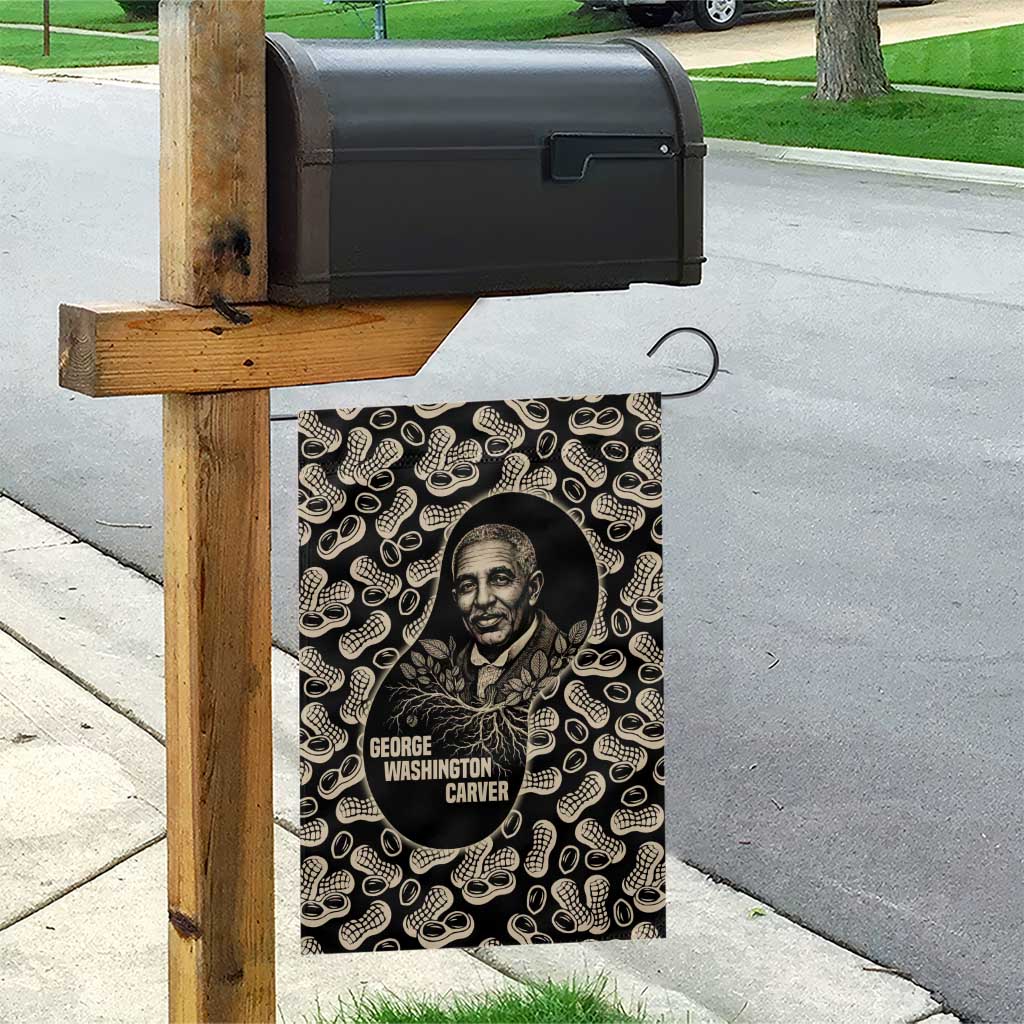 George Washington Carver Garden Flag Peanut From Soil Comes Knowledge Quote and Agricultural Roots - Wonder Print Shop