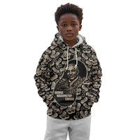 George Washington Carver Kid Hoodie Peanut From Soil Comes Knowledge Quote and Agricultural Roots - Wonder Print Shop