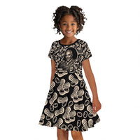 George Washington Carver Kid Short Sleeve Dress Peanut From Soil Comes Knowledge Quote and Agricultural Roots - Wonder Print Shop