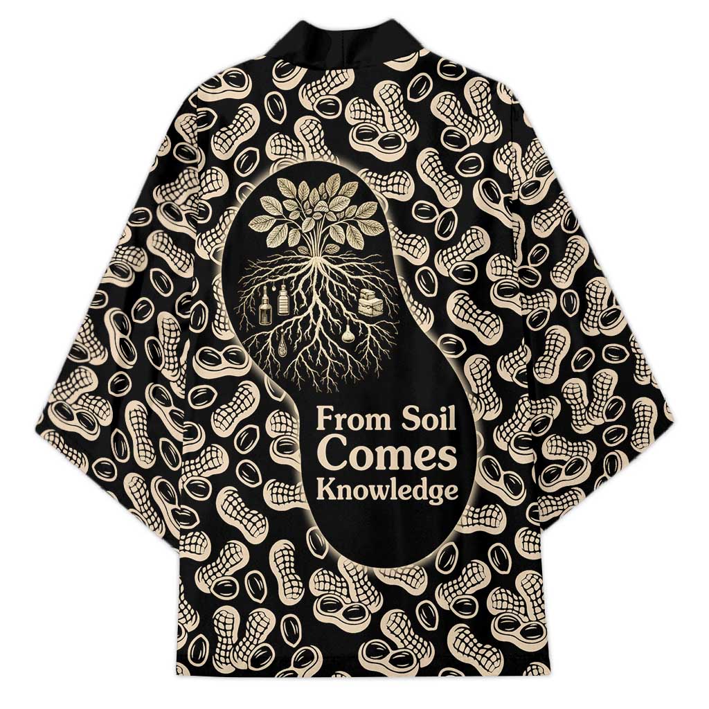 George Washington Carver Kimono Peanut From Soil Comes Knowledge Quote and Agricultural Roots - Wonder Print Shop
