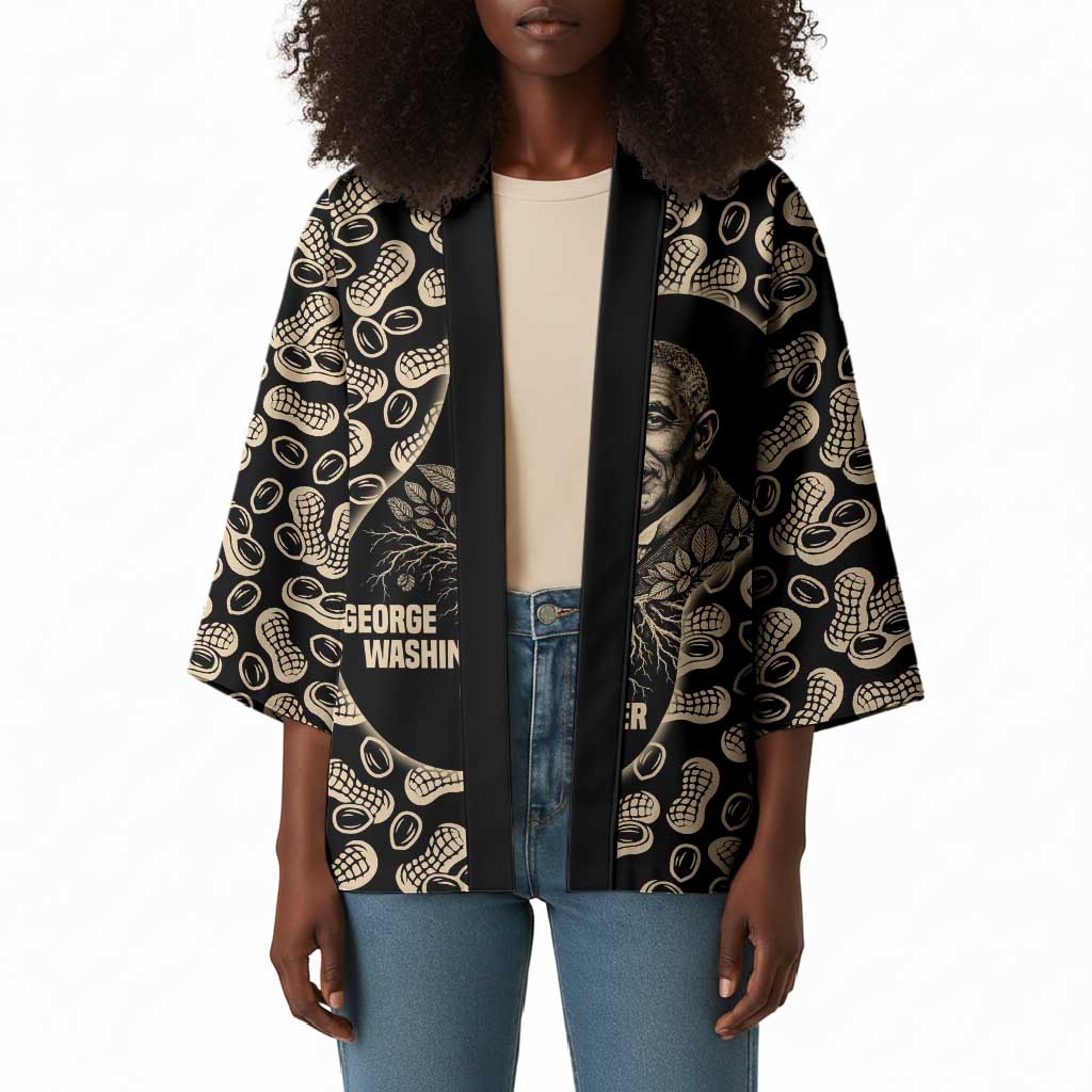 George Washington Carver Kimono Peanut From Soil Comes Knowledge Quote and Agricultural Roots - Wonder Print Shop