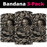 George Washington Carver Neck Gaiter Peanut From Soil Comes Knowledge Quote and Agricultural Roots - Wonder Print Shop