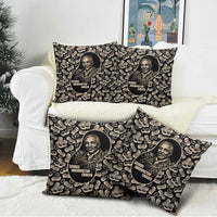 George Washington Carver Pillow Cover Peanut From Soil Comes Knowledge Quote and Agricultural Roots - Wonder Print Shop