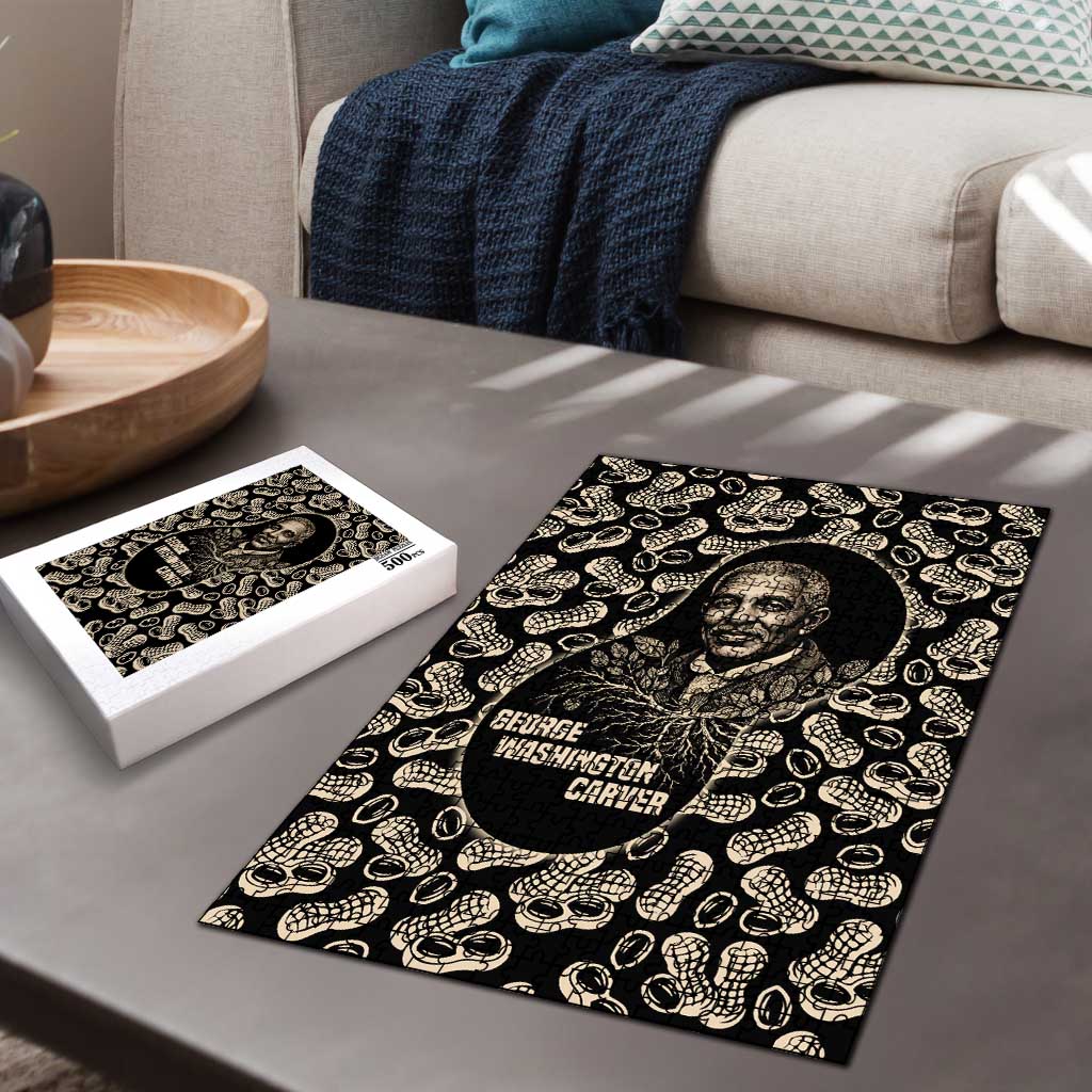 George Washington Carver Puzzle Peanut From Soil Comes Knowledge Quote and Agricultural Roots - Wonder Print Shop