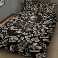 George Washington Carver Quilt Bed Set Peanut From Soil Comes Knowledge Quote and Agricultural Roots - Wonder Print Shop