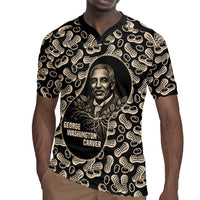 George Washington Carver Rugby Jersey Peanut From Soil Comes Knowledge Quote and Agricultural Roots - Wonder Print Shop