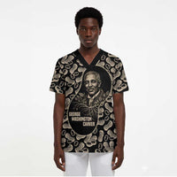 George Washington Carver Scrub Top Peanut From Soil Comes Knowledge Quote and Agricultural Roots - Wonder Print Shop