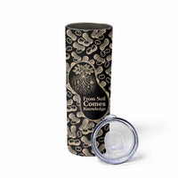 George Washington Carver Skinny Tumbler Peanut From Soil Comes Knowledge Quote and Agricultural Roots - Wonder Print Shop